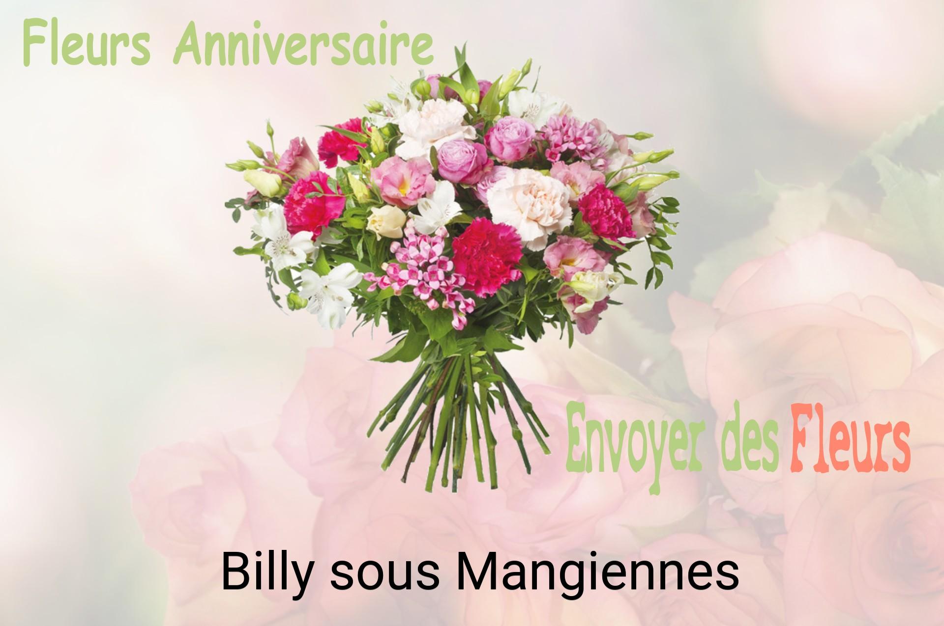 Bouquet de fleurs d’anniversaire livré à Billy-sous-Mangiennes