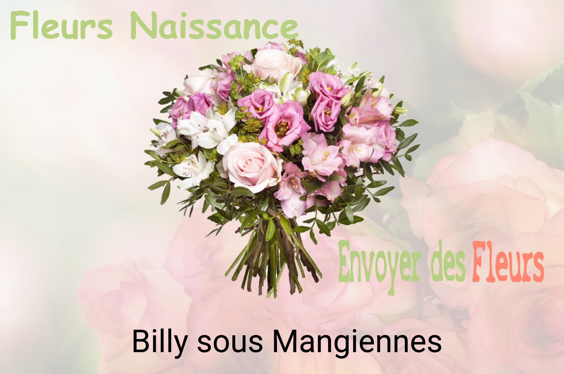 Bouquet de fleurs de naissance livré à Billy-sous-Mangiennes